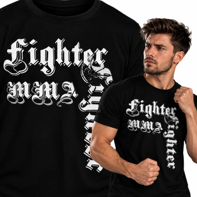 KOSZULKA NA SIŁOWNIĘ  FIGHTER